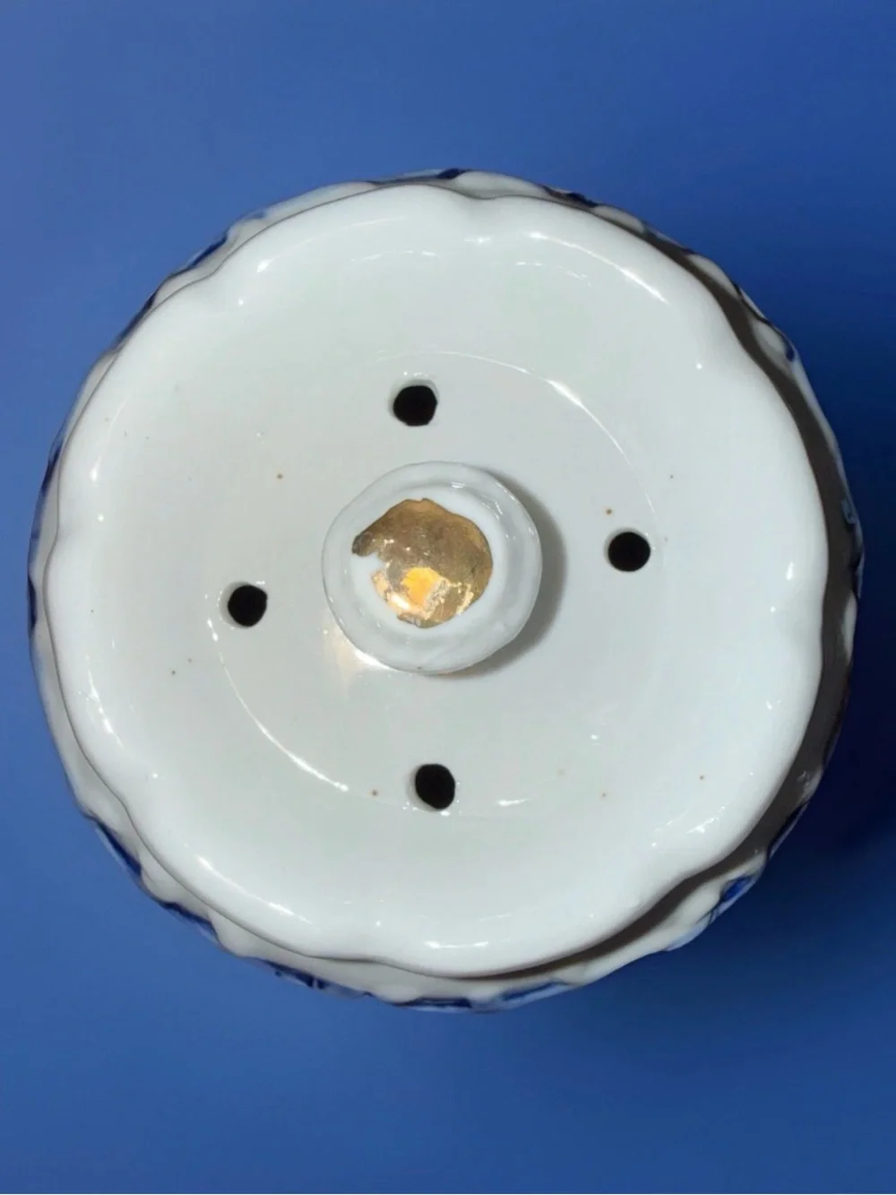 Antique Candle Cover Porcelain Fairy Lamp Shade Unicorn Goddess Victorian EUC